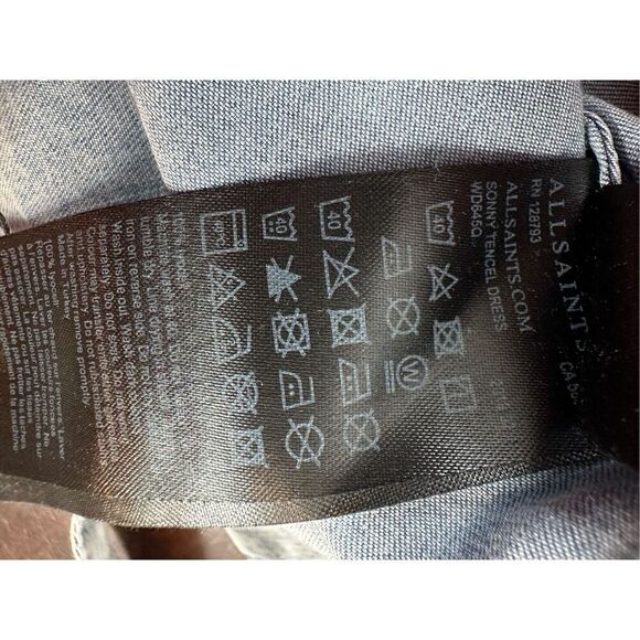 AllSaints Sonny Tencel Dress - Picture 8 of 11